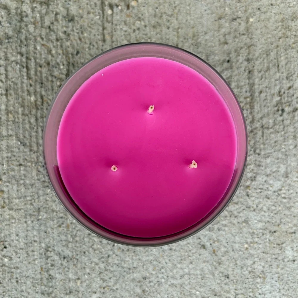 Bath & Body Works Ghoul Friend 3-Wick Candle Halloween Skeletons 14.5oz Purple